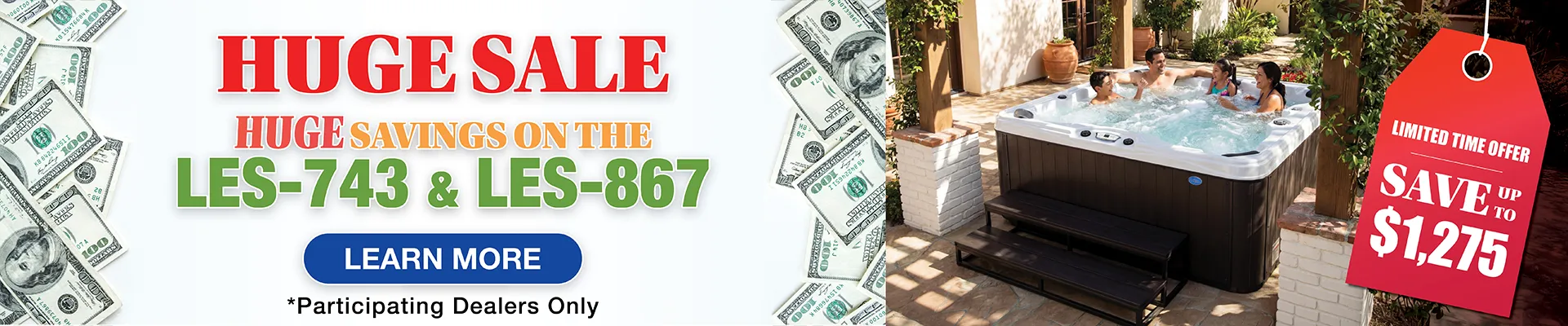 Calspas hot tub being used in a family setting - Seattle